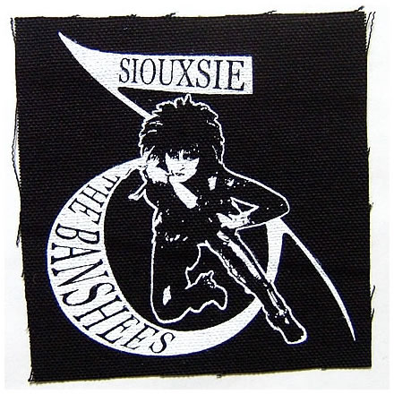 Siouxsie Sue (スージー スー) 布パッチ／Siouxsie ＆ The Banshees (スージー アンド ザ バンシーズ)【バンドグッズ（布パッチ/ワッペン）】