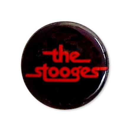 logo (ロゴ) 缶バッジ 25mm／THE STOOGES (ザ ストゥージズ)【バンドグッズ（バッジ/ピン）】