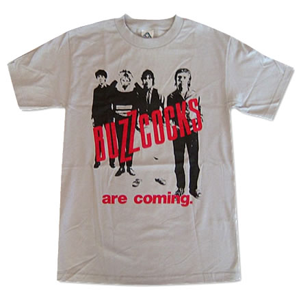 Buzzcocks are coming (バズコックス アー カミング)／BUZZCOCKS (バズコックス)【海外バンドTシャツ】