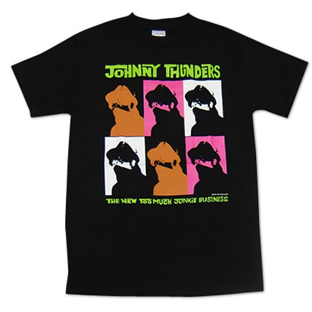 The New Too Much Junkie Business (ザ ニュー トゥー マッチ ジャンキー ビジネス)／JOHNNY THUNDERS (ジョニー サンダース)【海外バンドTシャツ】