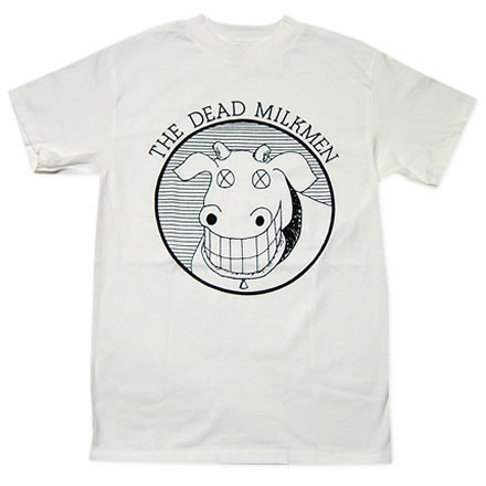 cow logo White (カウ ロゴ ホワイト)／THE DEAD MILKMEN (ザ デッド ミルクメン)【海外バンドTシャツ】