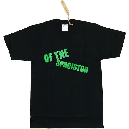 ロゴ ブラック×グリーンプリント／OF THE SPACISTOR (オブ ザ スペイシスター)【国内バンドTシャツ】