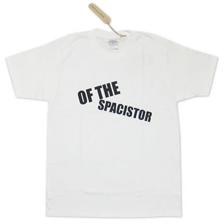 ロゴ ホワイト×ブラックプリント／OF THE SPACISTOR (オブ ザ スペイシスター)【国内バンドTシャツ】