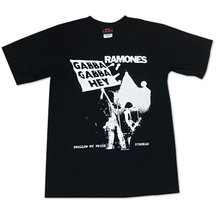 Gabba Gabba Hey (ガバ ガバ ヘイ)／RAMONES (ラモーンズ)【海外バンドTシャツ】