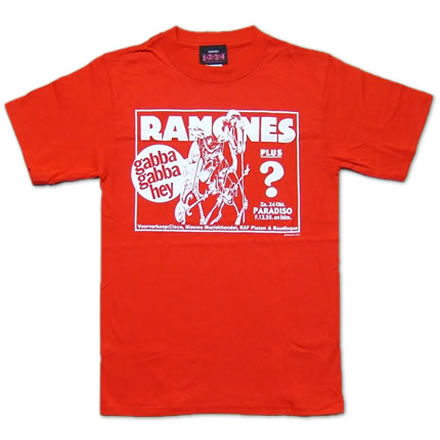 paradiso tour (パラディソ ツアー)／RAMONES (ラモーンズ)【海外バンドTシャツ】