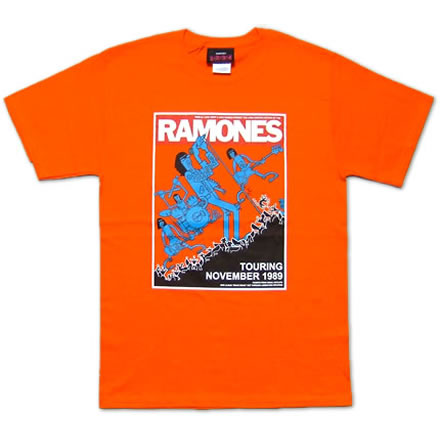 november 1989 tour (ノーベンバー 1989 ツアー)／RAMONES (ラモーンズ)【海外バンドTシャツ】