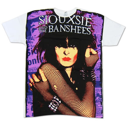 big print (ビッグ プリント)／Siouxsie ＆ The Banshees (スージー アンド ザ バンシーズ)【海外バンドTシャツ】