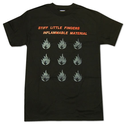inflammable material (インフレーマブル マテリアル)／Stiff Little Fingers (スティッフ リトル フィンガーズ)【海外バンドTシャツ】