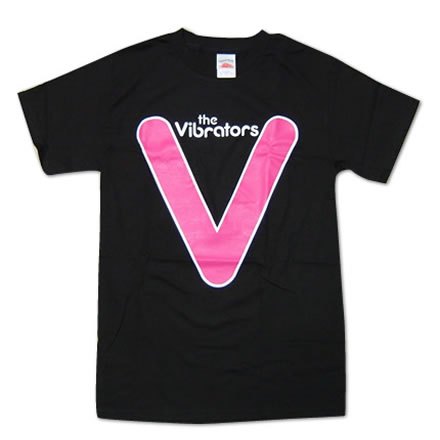 v logo (ヴイ ロゴ)／VIBRATORS (ヴァイブレーターズ)【海外バンドTシャツ】