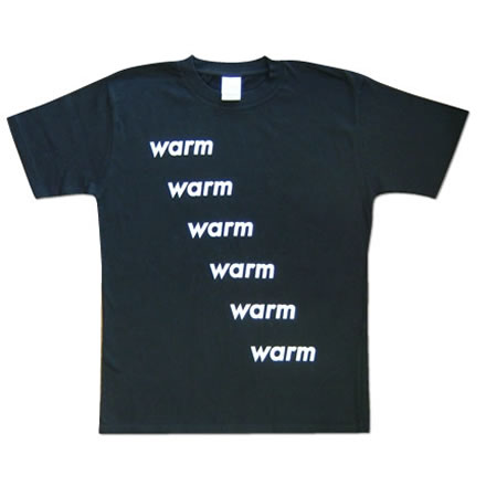 ロゴ ブラック／THE WARM (ザ ウォーム)【国内バンドTシャツ】