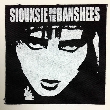 Face (フェイス) 布パッチ／Siouxsie ＆ The Banshees (スージー アンド ザ バンシーズ)【バンドグッズ（布パッチ/ワッペン）】